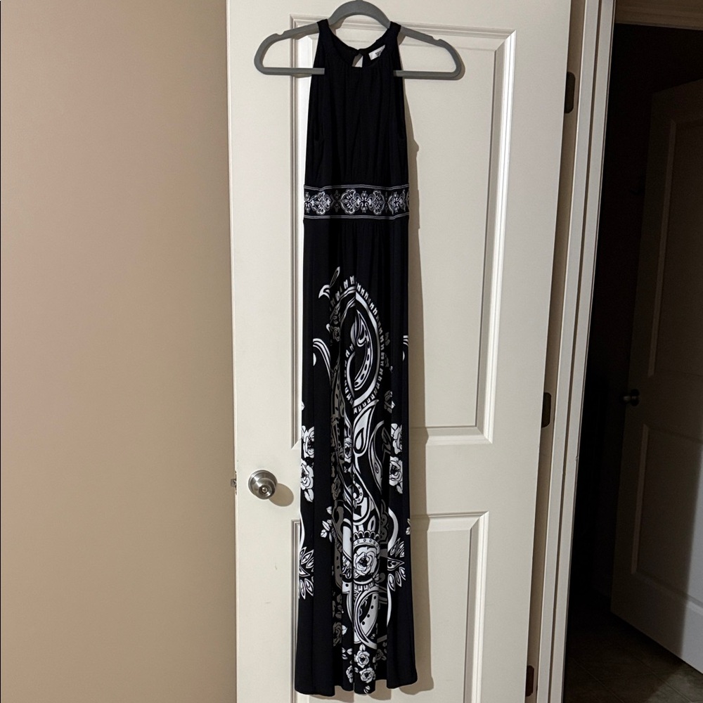 White House Black Market long sleeveless dress size XXS